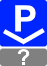 Parkplatz Icon Unbekannt