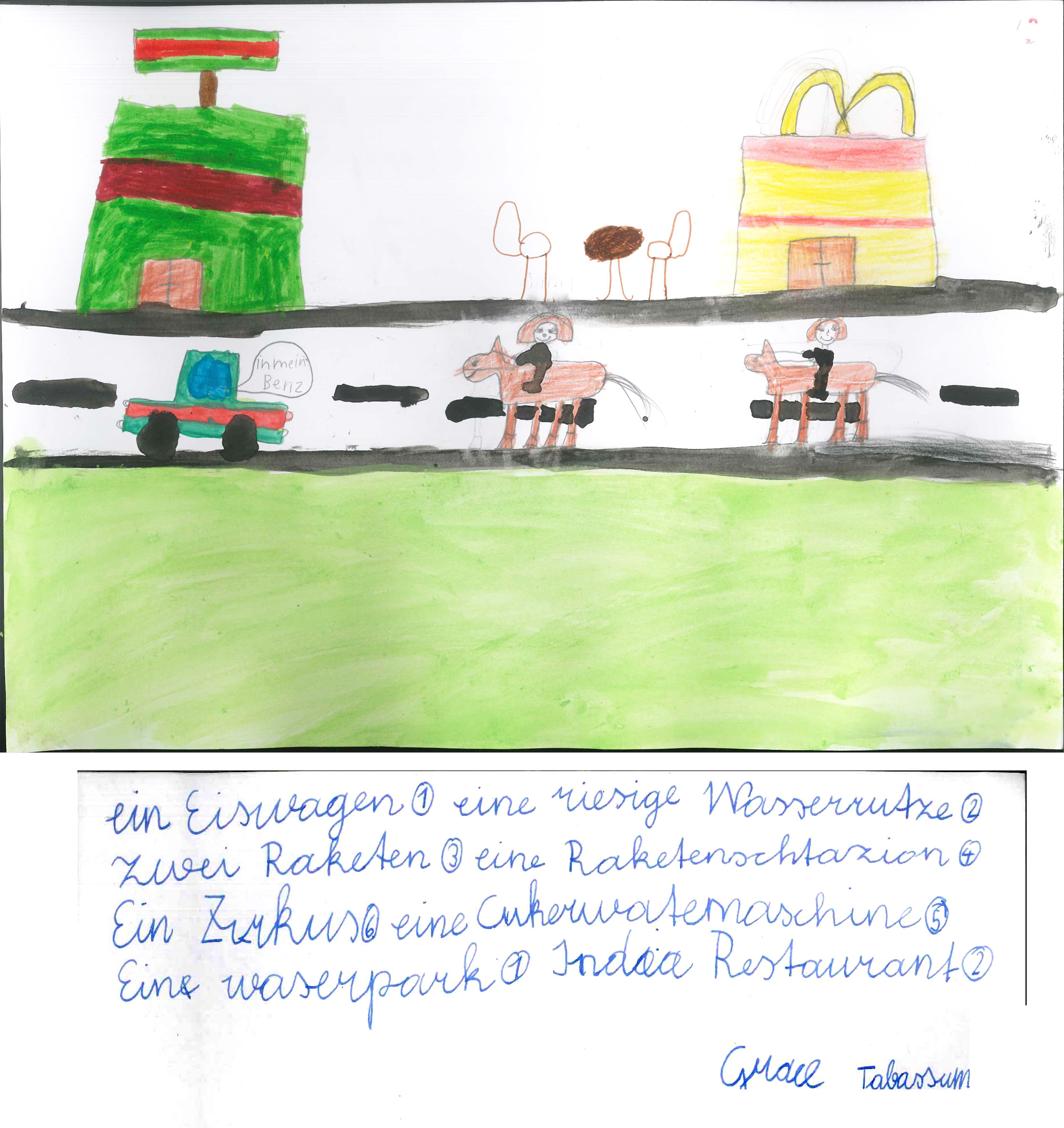 Eiswagen, Raketenpark, Wasserpark