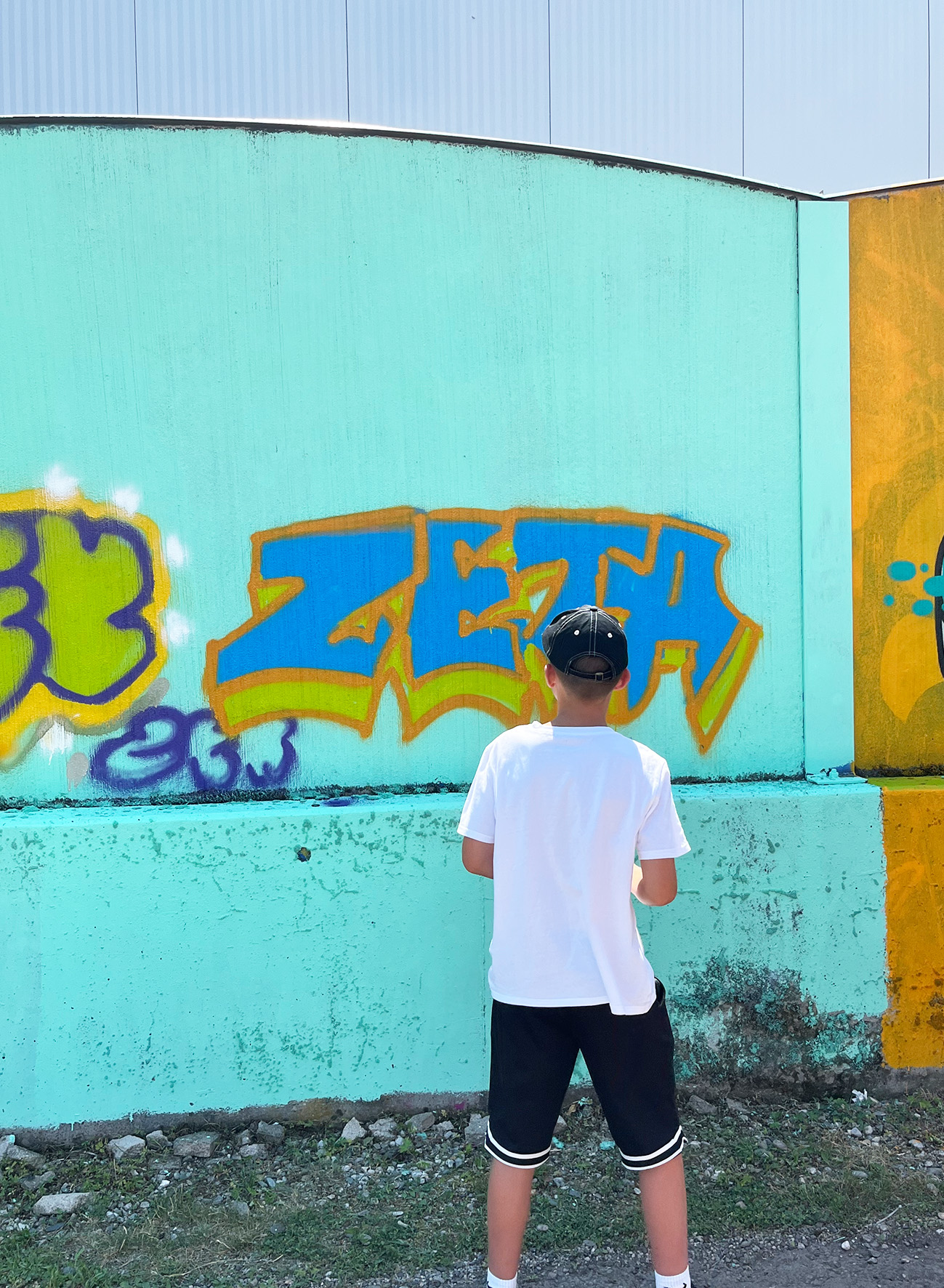 Sprayen lernen mit Street Art Künstler "Grime"