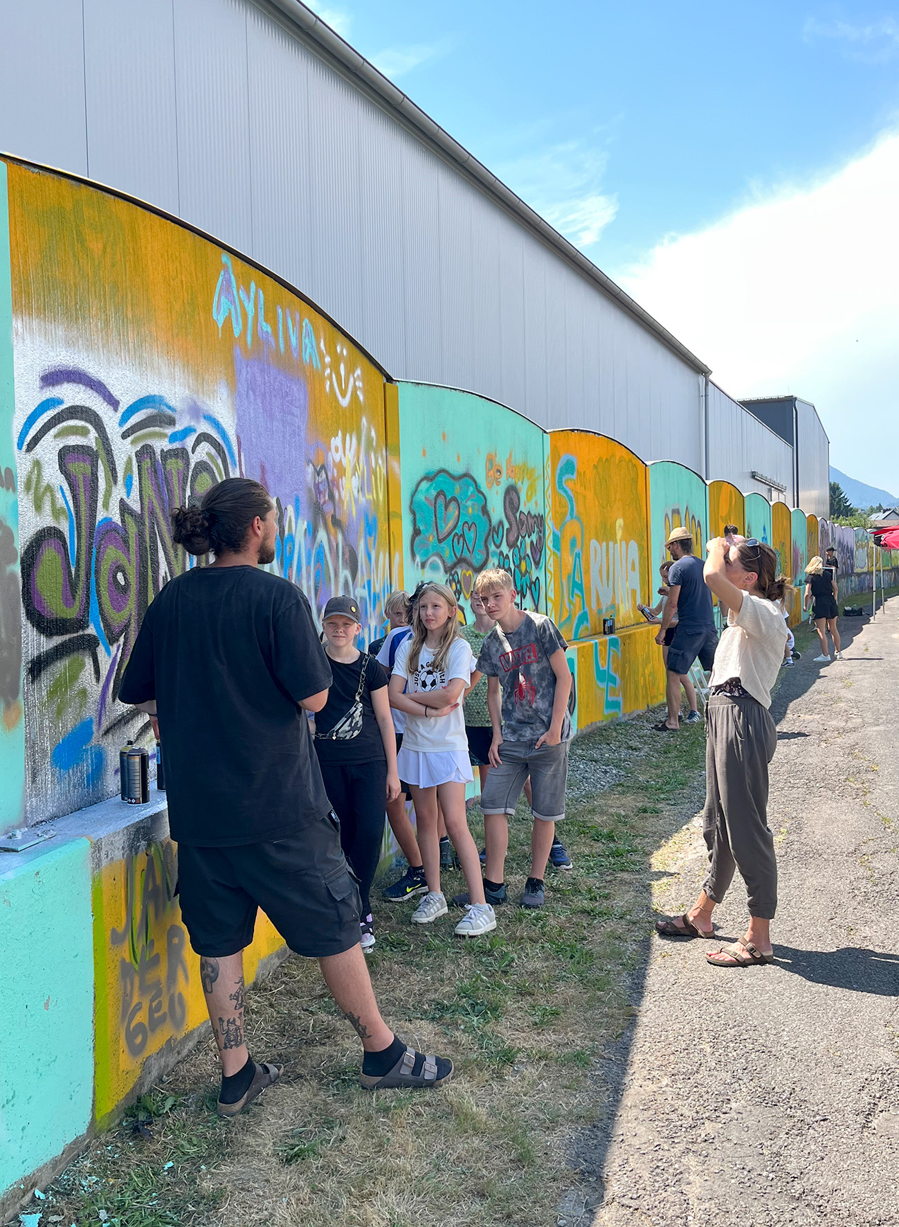 Sprayen lernen mit Street Art Künstler "Grime"