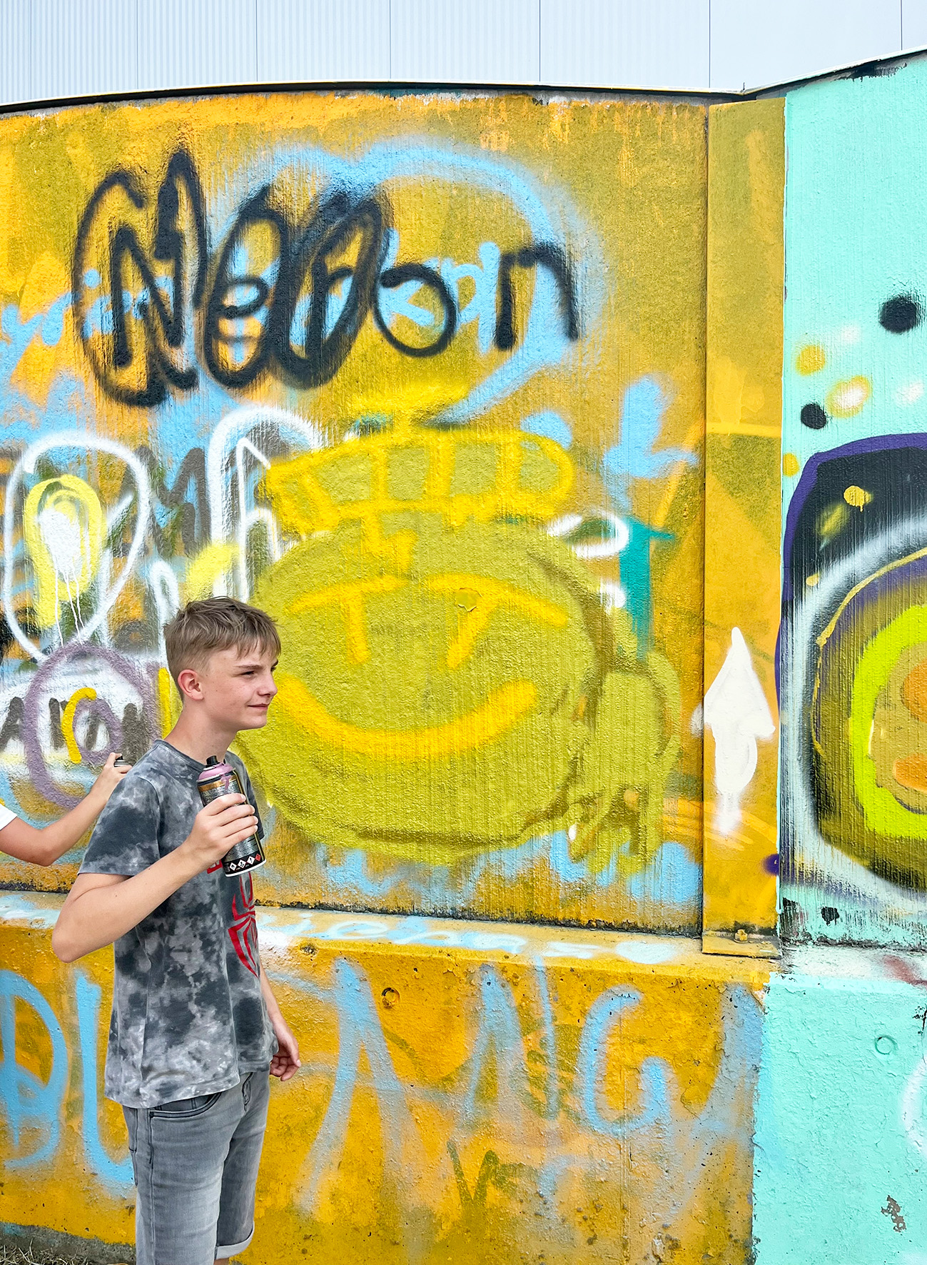 Sprayen lernen mit Street Art Künstler "Grime"