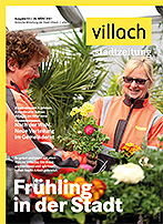Cover Stadtzeitung Nr. 03/2021 mit Titelstory "Frühling in der Stadt"