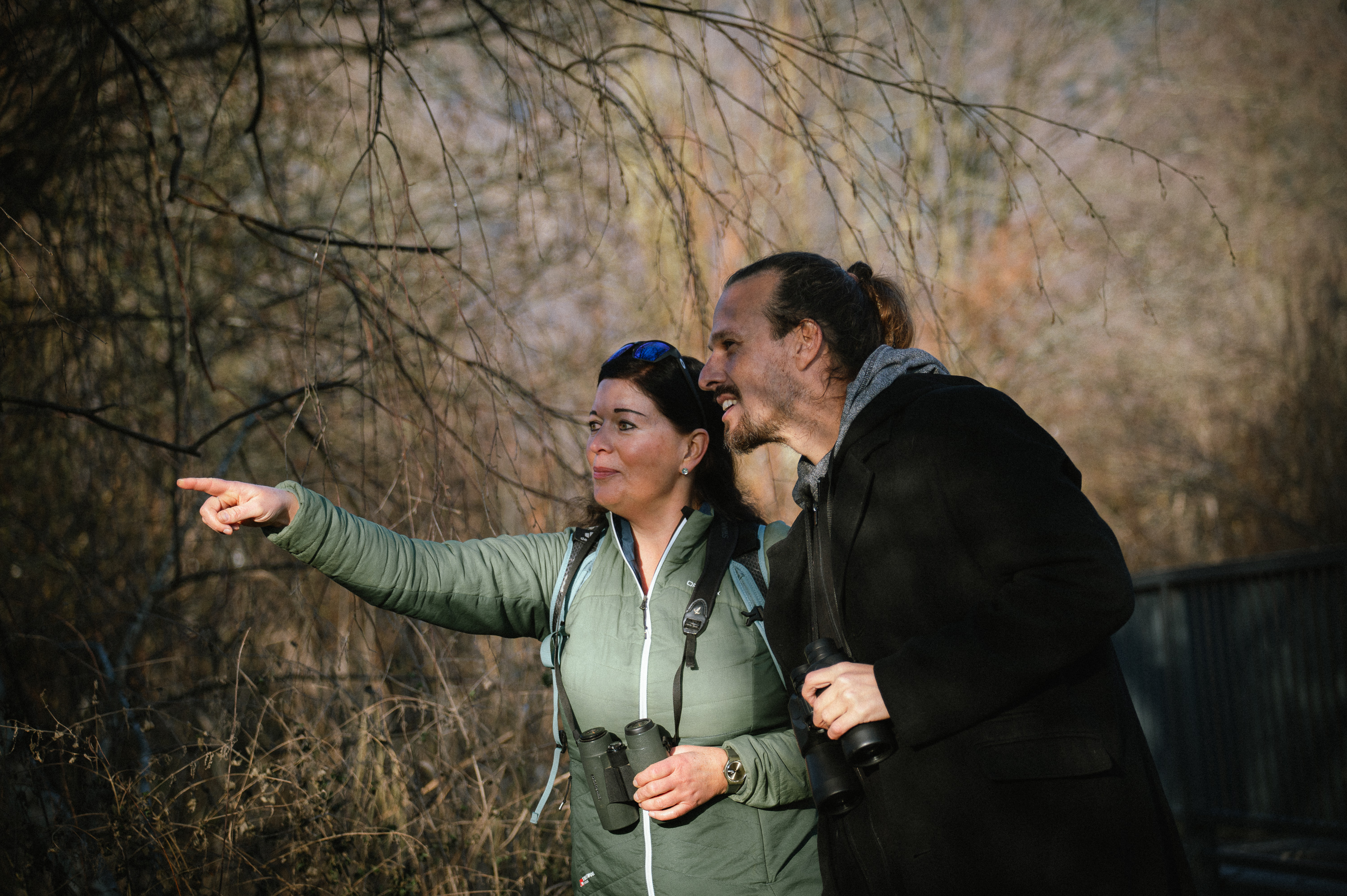  Ulrike Knely (Verein NaTour ErLeben) und Stadtrat Sascha Jabali Adeh.