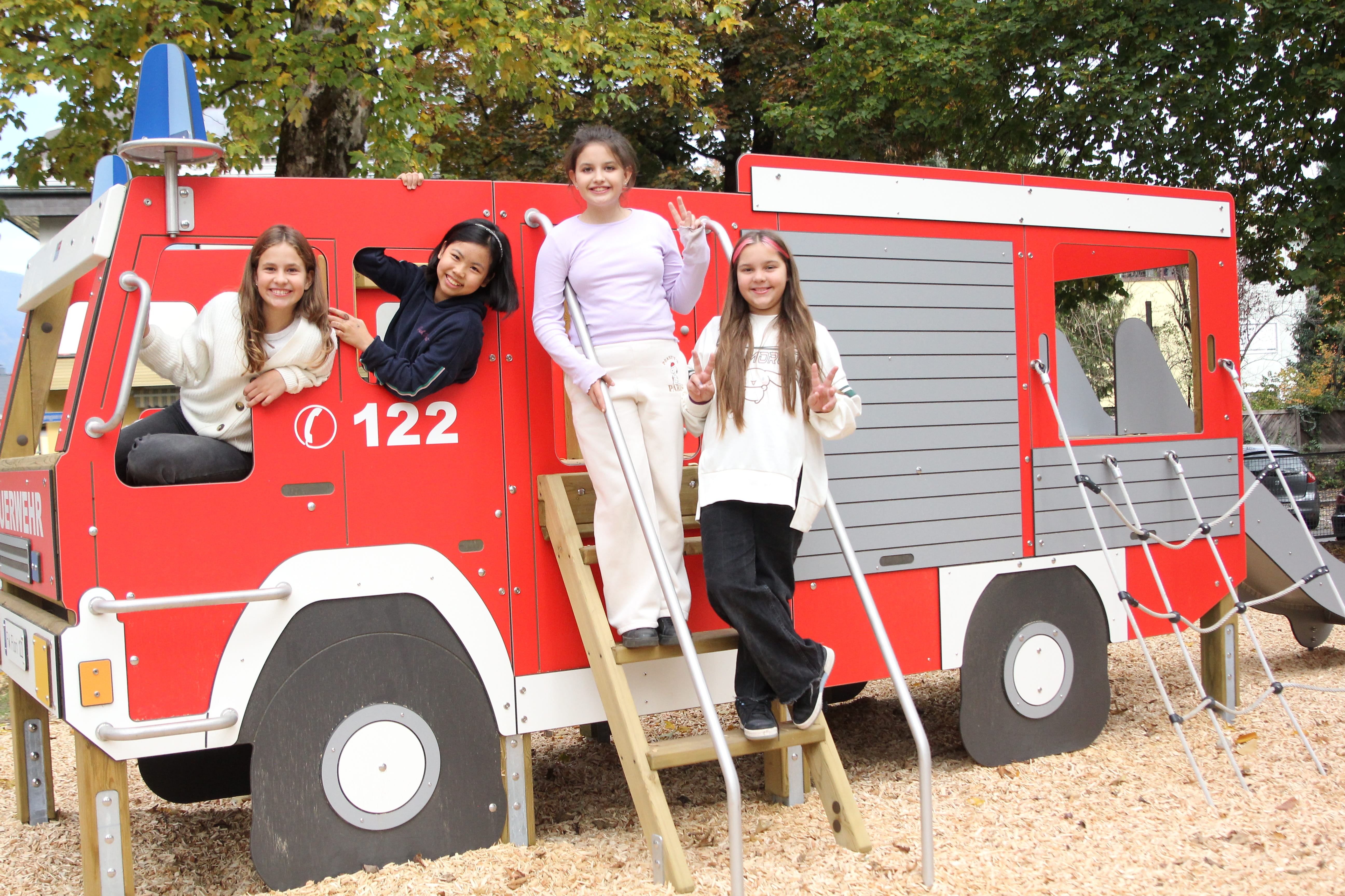 Auch der im Park befindliche Feuerwehrspielplatz wird künftig uneingeschränkt öffentlich.
