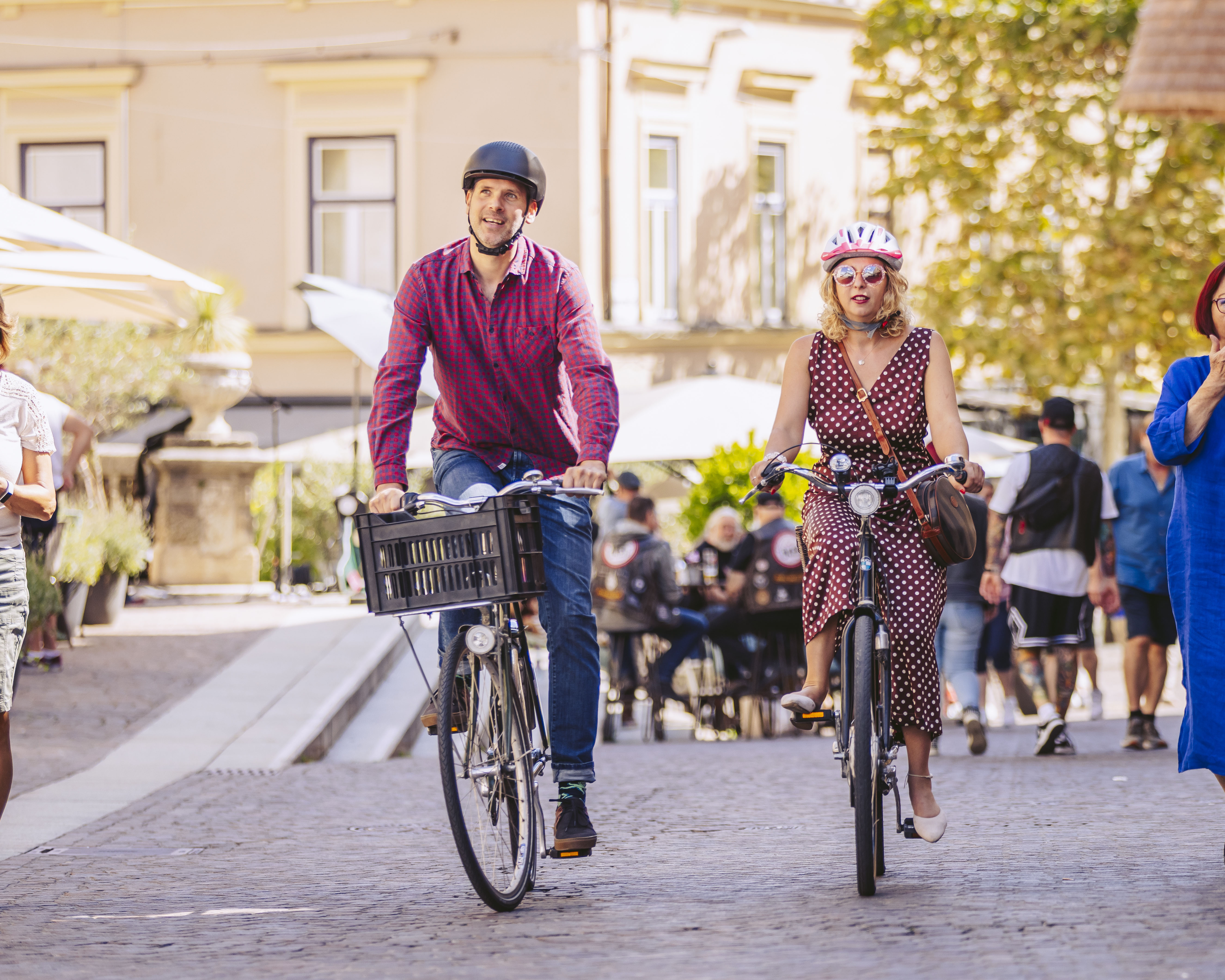 Villacher:innen sind fleißig mit dem Rad unterwegs.