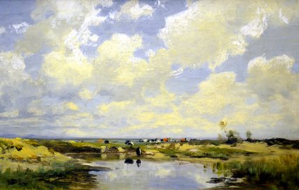 L. Willroider: Am Starnberger See, um 1880