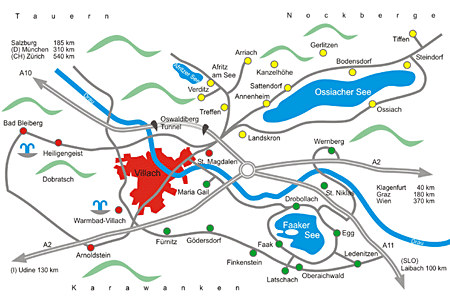 Lage und Anreise | Stadt Villach