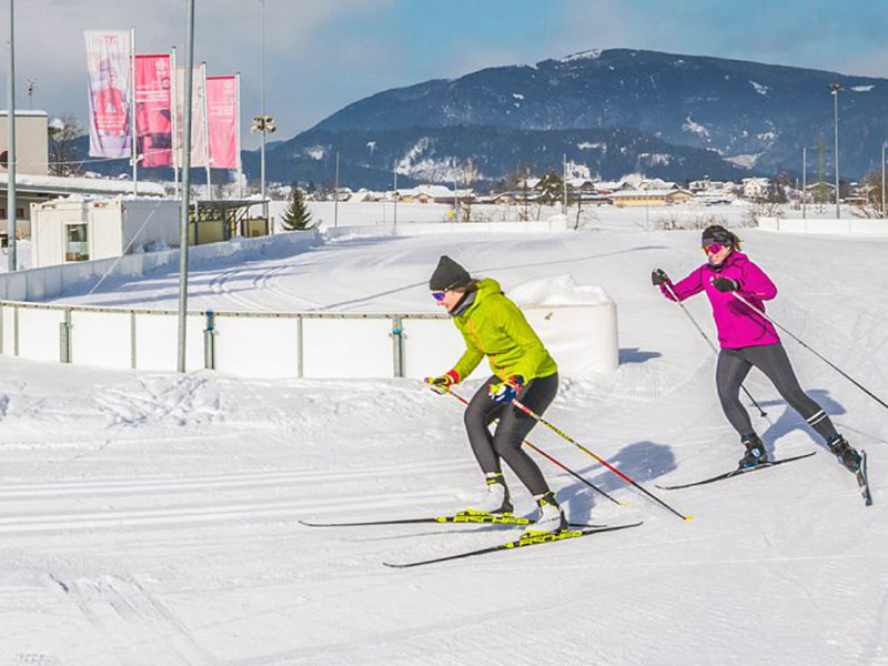 Alpenarena: Langlaufstrecke ist präpariert