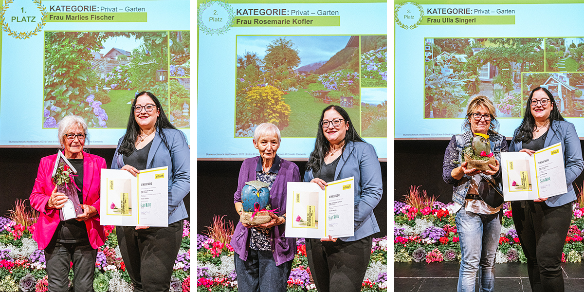 Gewinnerinnen und Gewinner - Privat Garten