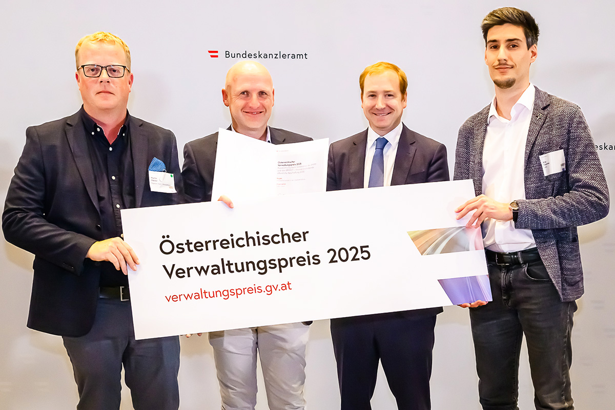 Auszeichnung für die Stadt Villach - Österreichische Verwaltungspreis 2025