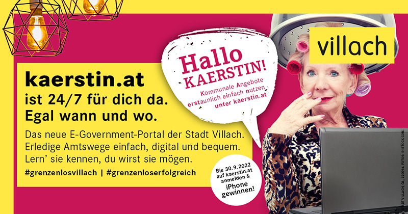 KAERSTIN.AT - Neues E-Government-Portal der Stadt Villach