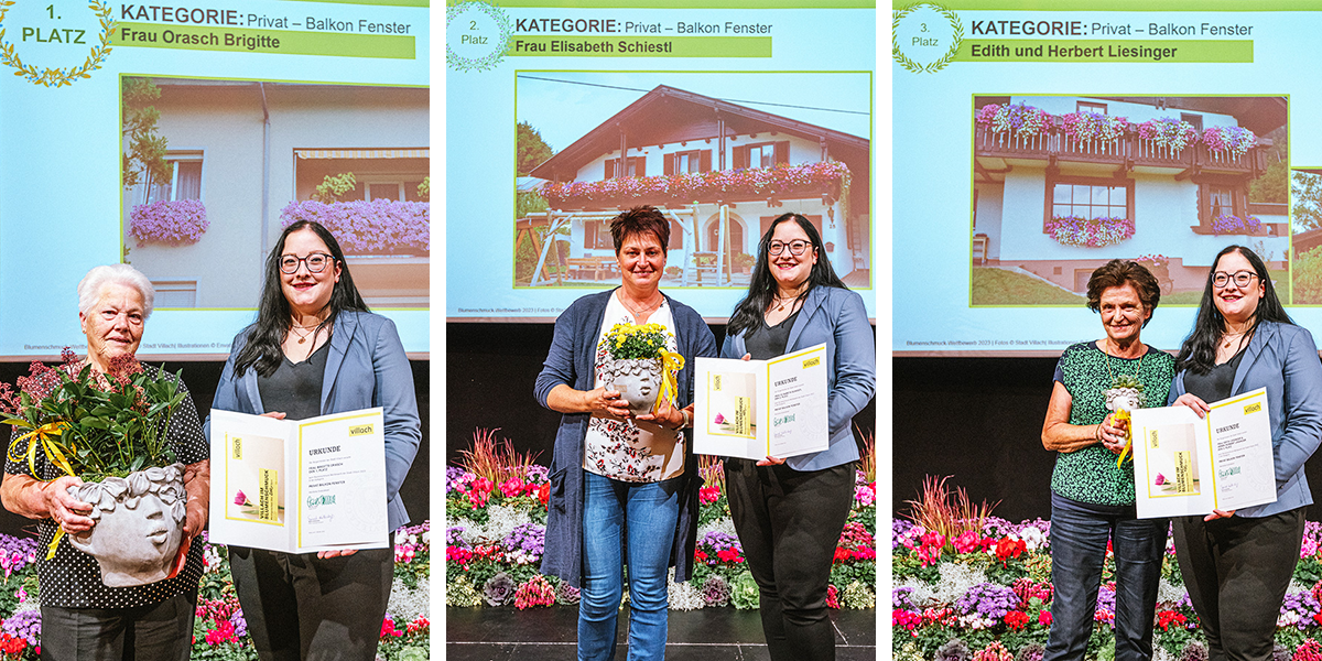 Gewinnerinnen und Gewinner - Privat Balkon Fenster