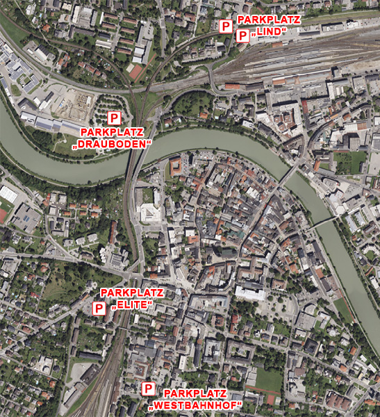 Übersicht - Kostenlose Parkplätze