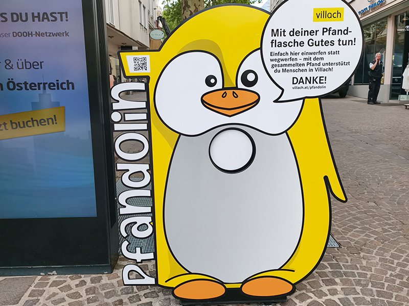 Pfandolin sammelt Pfandgebinde