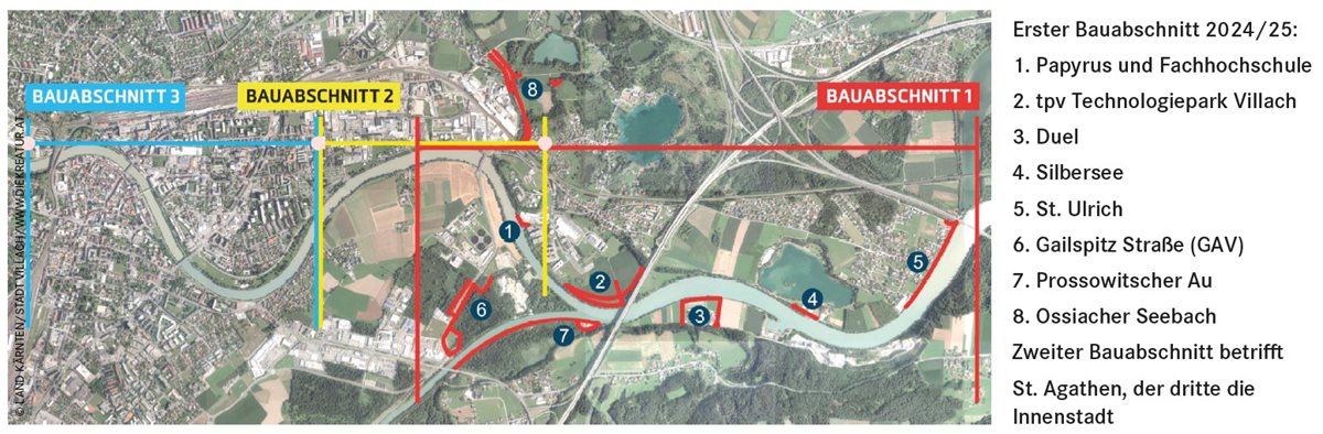 Hochwasserschutz - Erster Bauabschnitt 2024/25