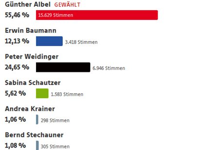 Wahlstatistik Bürgermeisterwahl März 2015