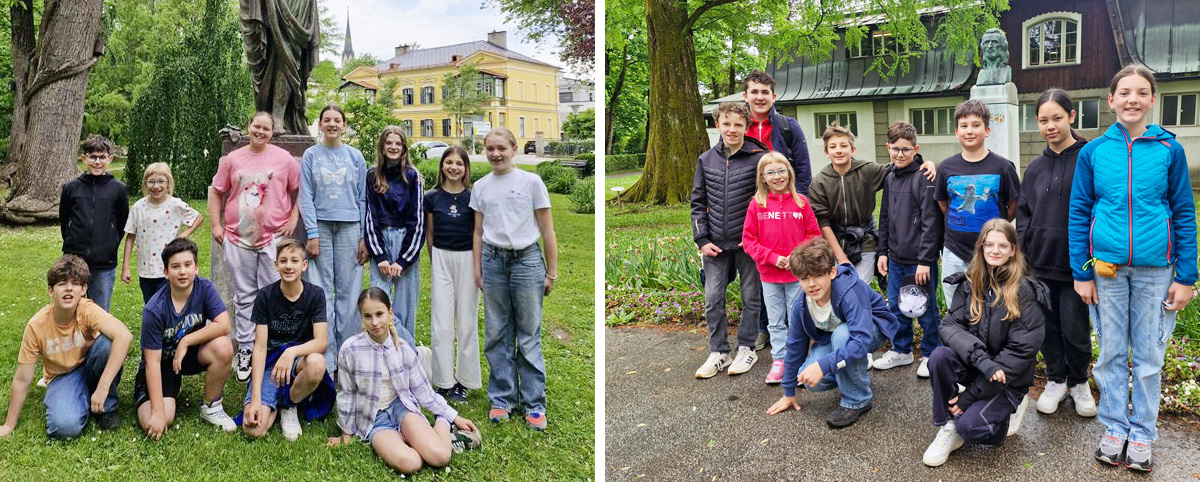 Schülerinnen und Schüler des Peraugymnasiums Villach