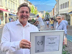 Villach erhält Happy-City-Index-Auszeichnung