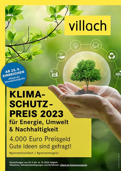 Plakat Klimaschutzpreis 2023