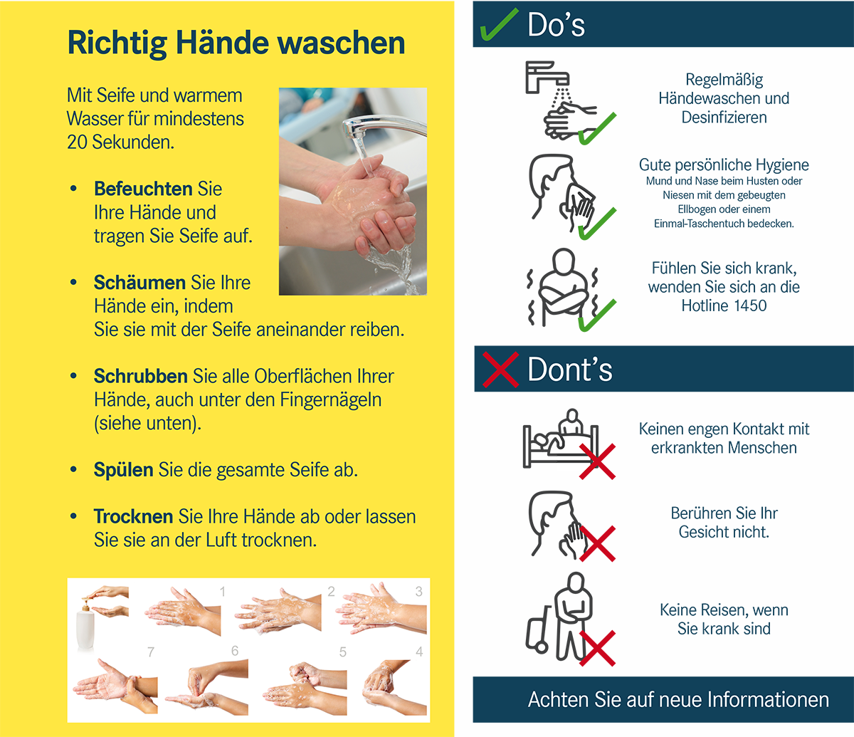 Tipps zur Infektionsvermeidung