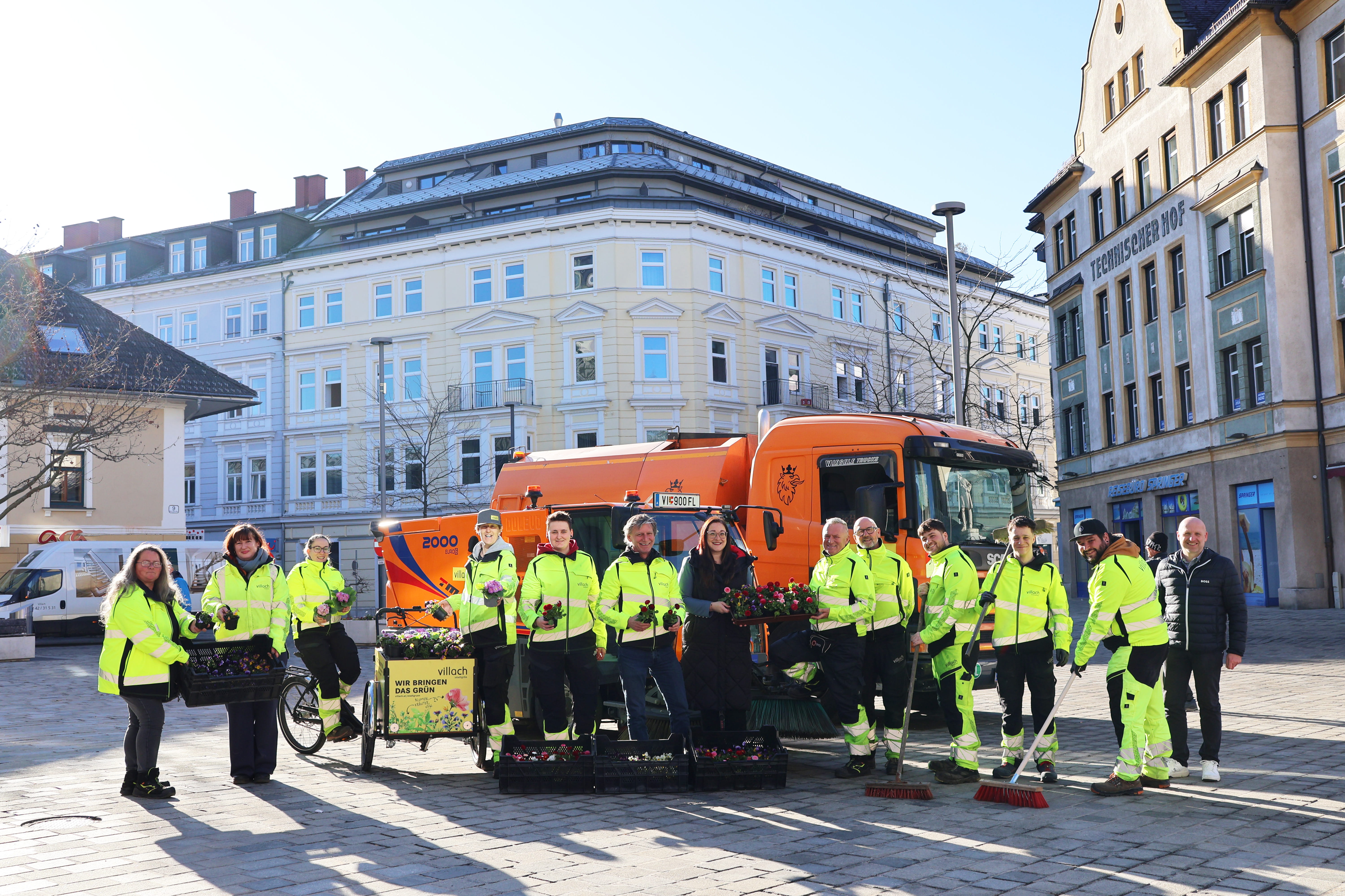 Sie bringen den Frühling nach Villach
