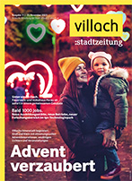 Cover Stadtzeitung Nr. 11/2023 mit Titelstory "Advent verzaubert"