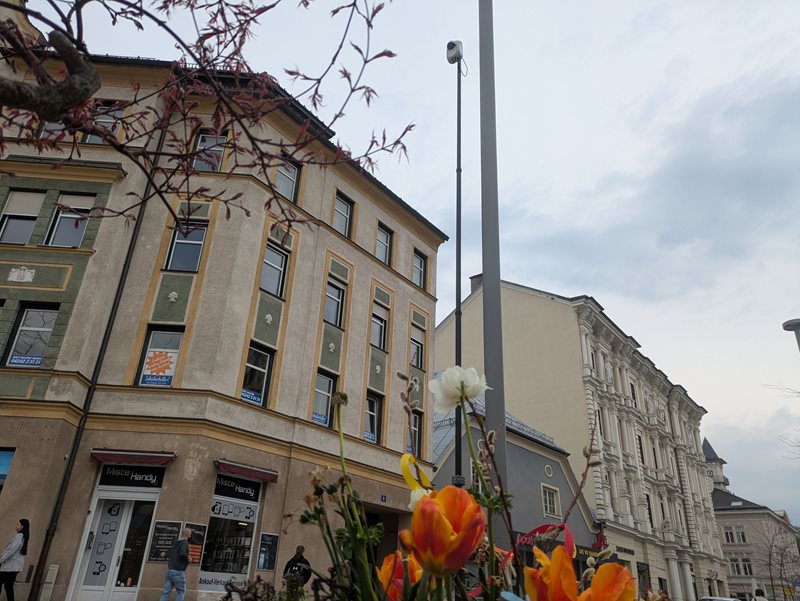 Eine der Kameras im Bereich Hans-Gasser-Platz