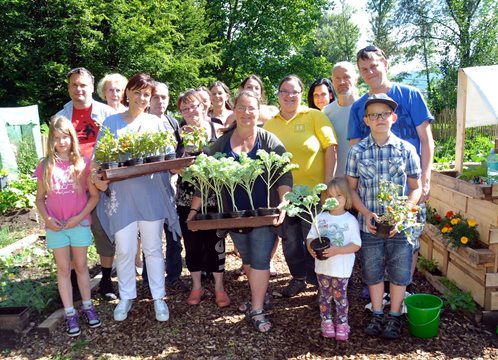 Gärntnergemeinschaft des Gemeinschaftsgarten am Wasenboden