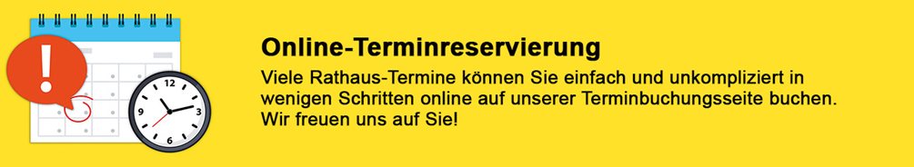 Online-Terminbuchungsmöglichkeit