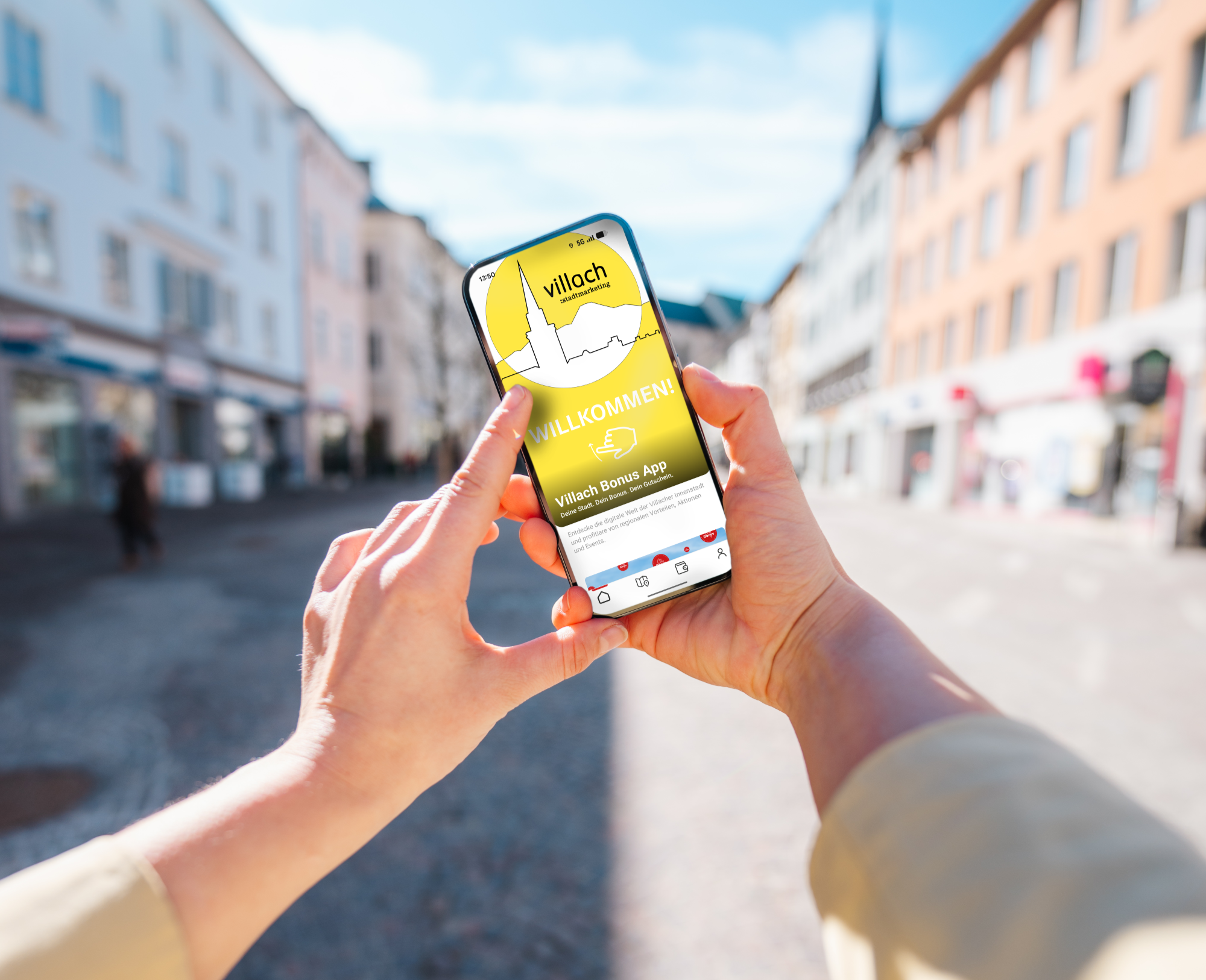 Neu in der Villach Bonus App: City Bonus Punkte in Villach Gutscheine tauschen