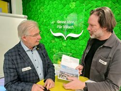 Baureferent Stadtrat Harald Sobe und Architekt Patrick Lüth