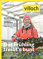 Cover Stadtzeitung Nr. 02/2022 mit Titelstory "Der Frühling treibts bunt"
