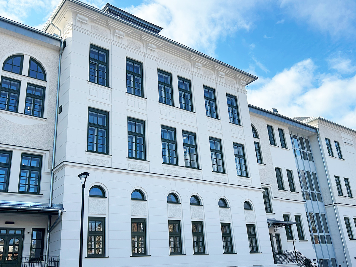 Fertiggestellte Richard-Wagner-Schule