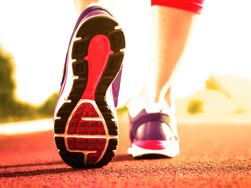 Walking- und Laufstrecken