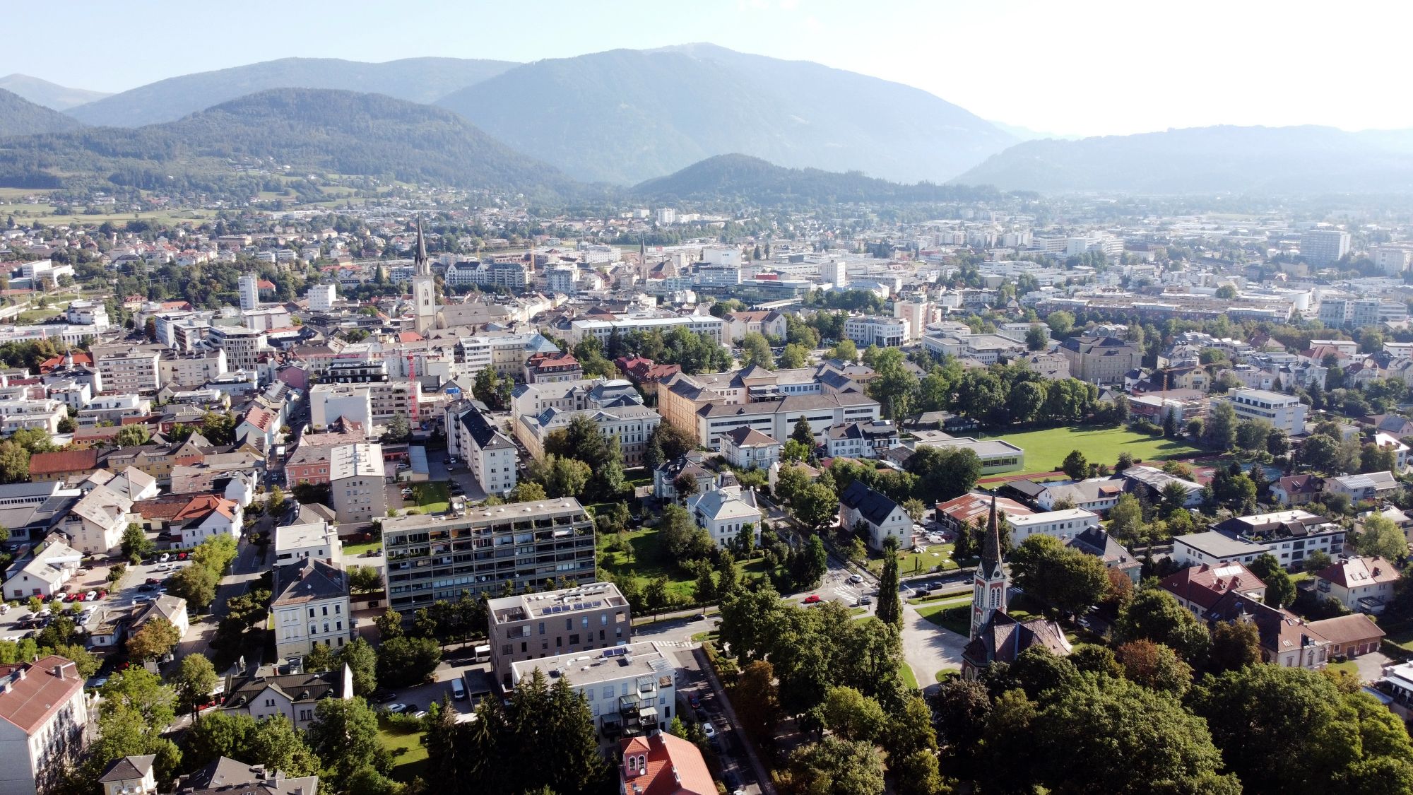Blick auf die Stadtplanung der Zukunft