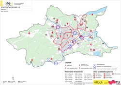 Stadtentwicklung Villach Konzept 2015 - Karte