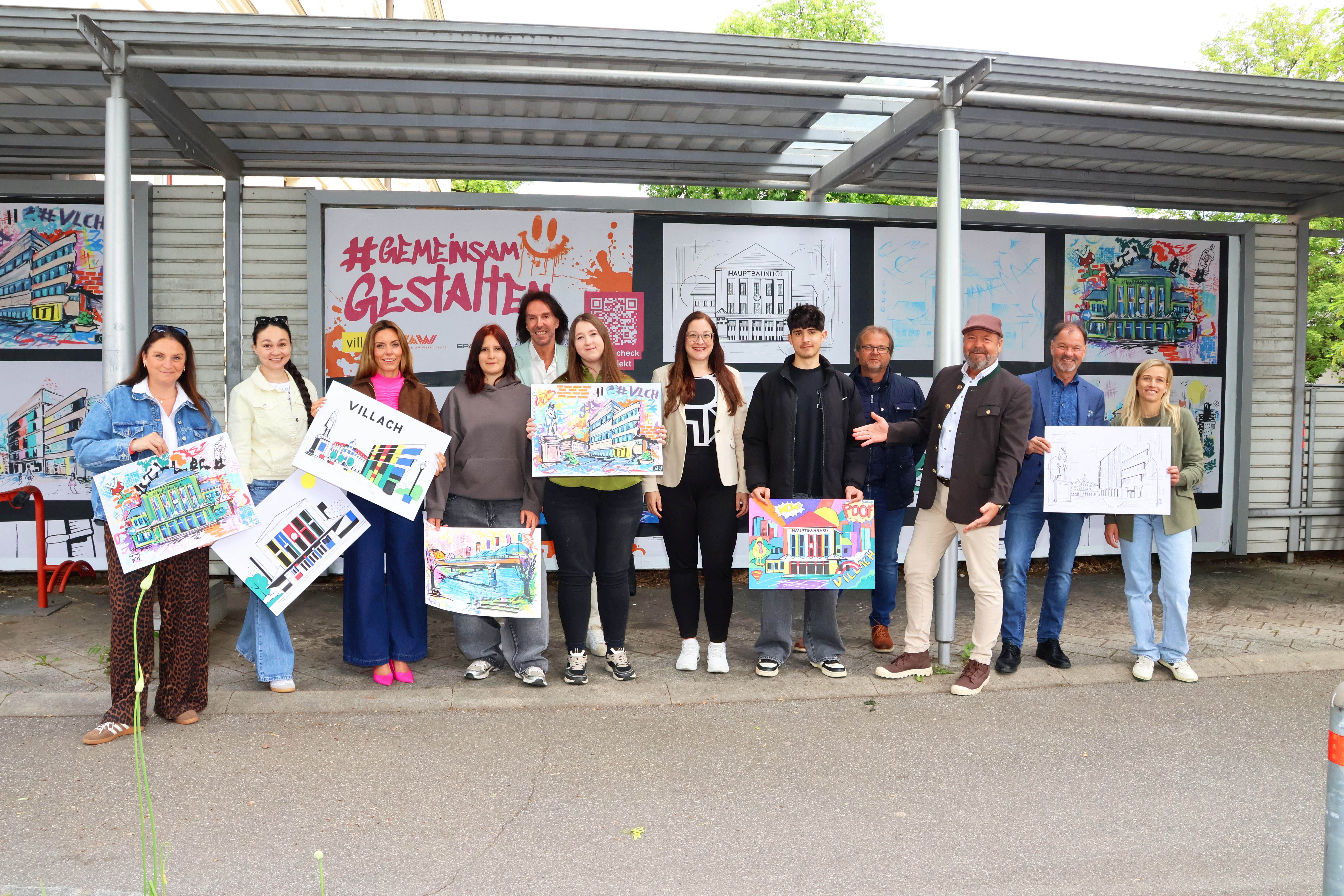 Gemeinnütziges Projekt bringt Farbe in die Stadt