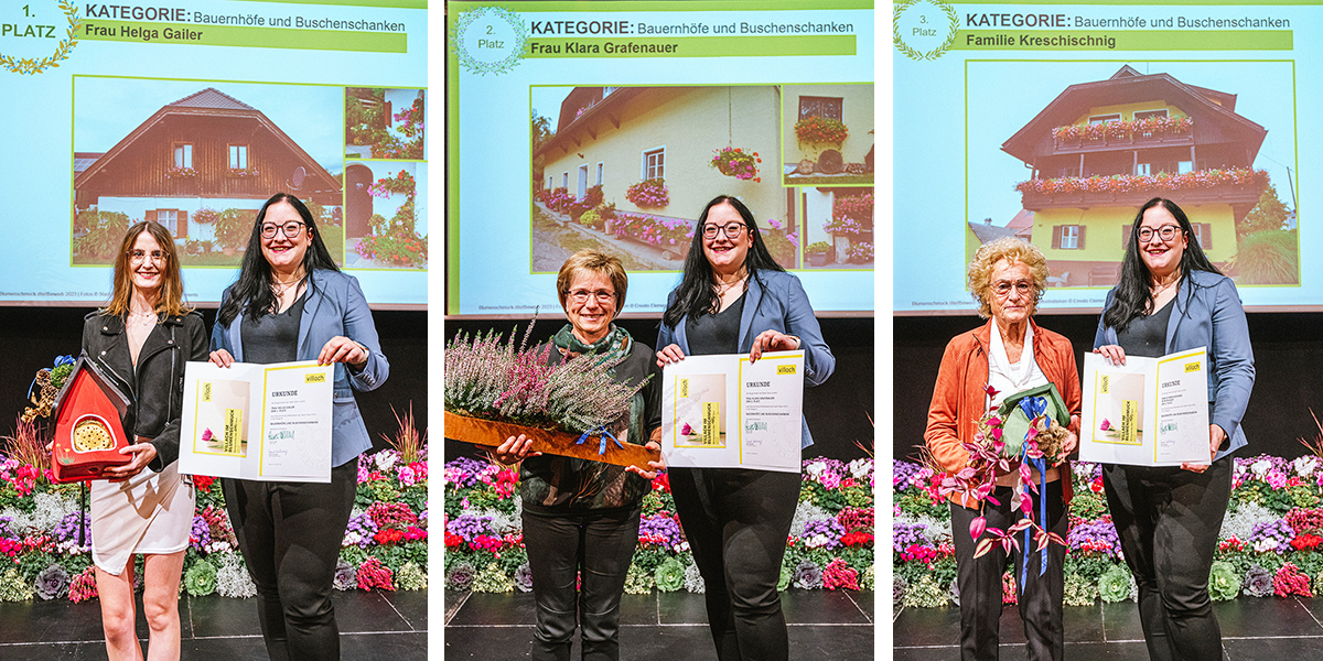 Gewinnerinnen und Gewinner - Kategorie Bauernhöfe und Buschenschanken