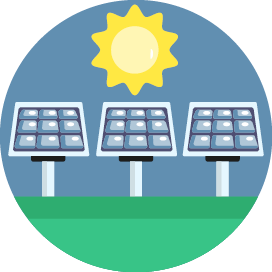 Photovoltaik Icon Anzahl Anlagen