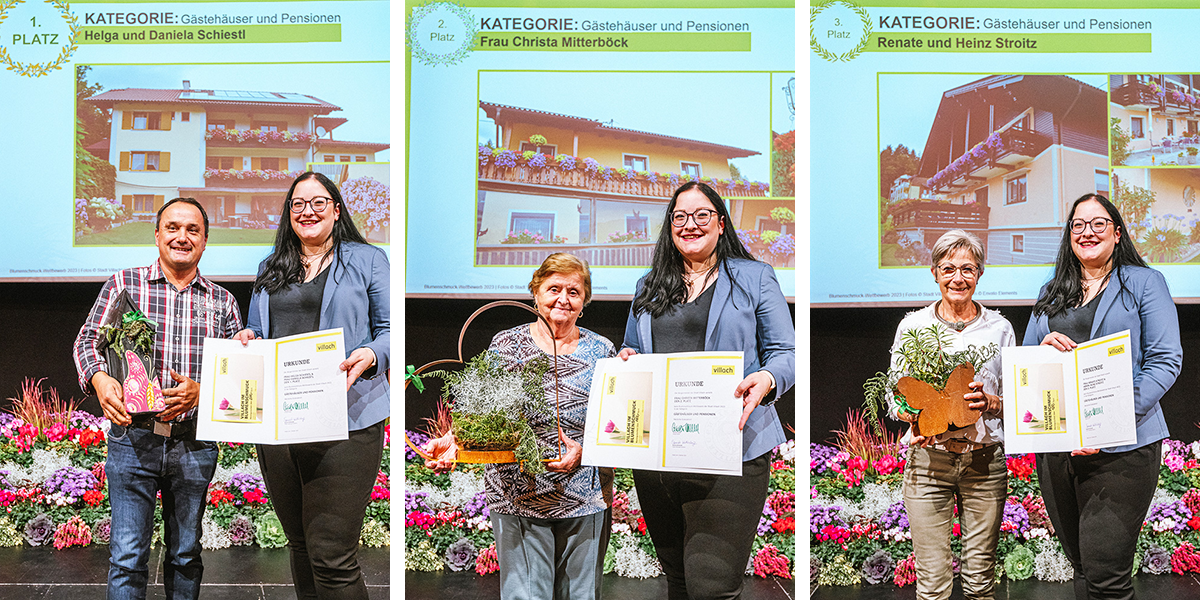 Gewinnerinnen und Gewinner - Gästehäuser und Pensionen