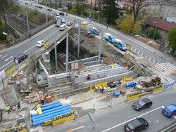 Baustelle Tiroler Brücke