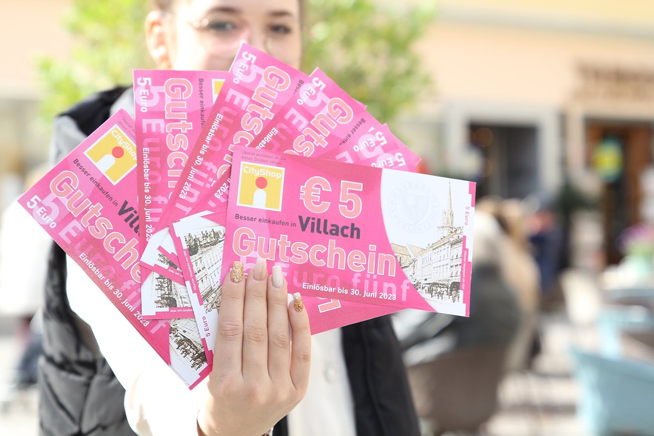 Einkaufen in Villach wird wieder mit dem Bonus belohnt. 