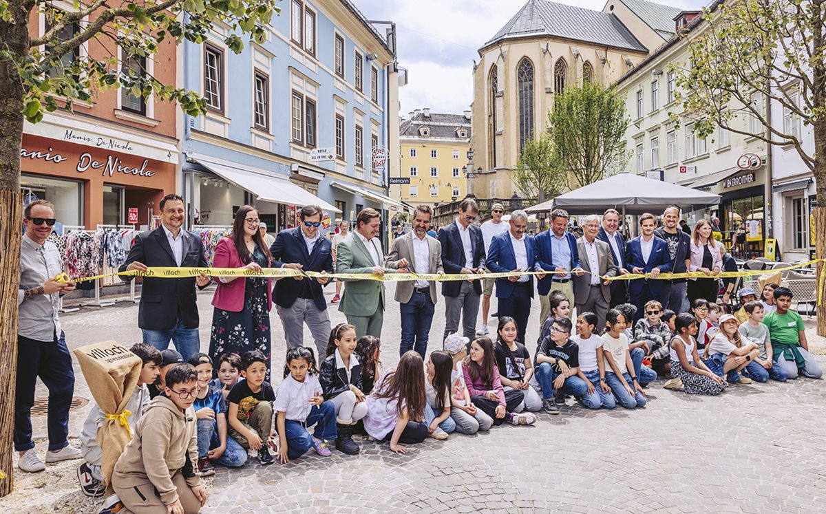 Grüne Achse auf dem Hauptplatz wurde eröffnet
