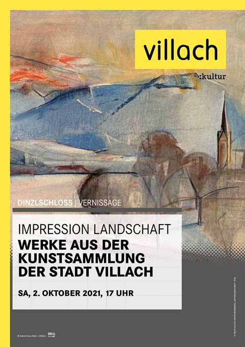 Plakat Kunstausstellung Dinzlschloss