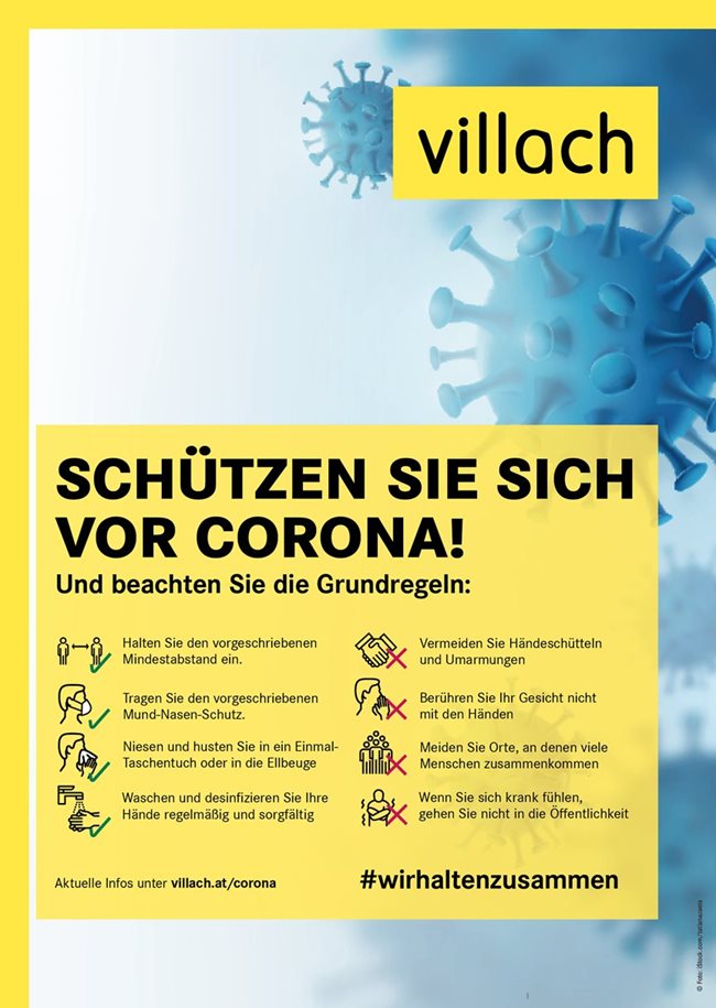 Coronavirus Informationen Stadt Villach