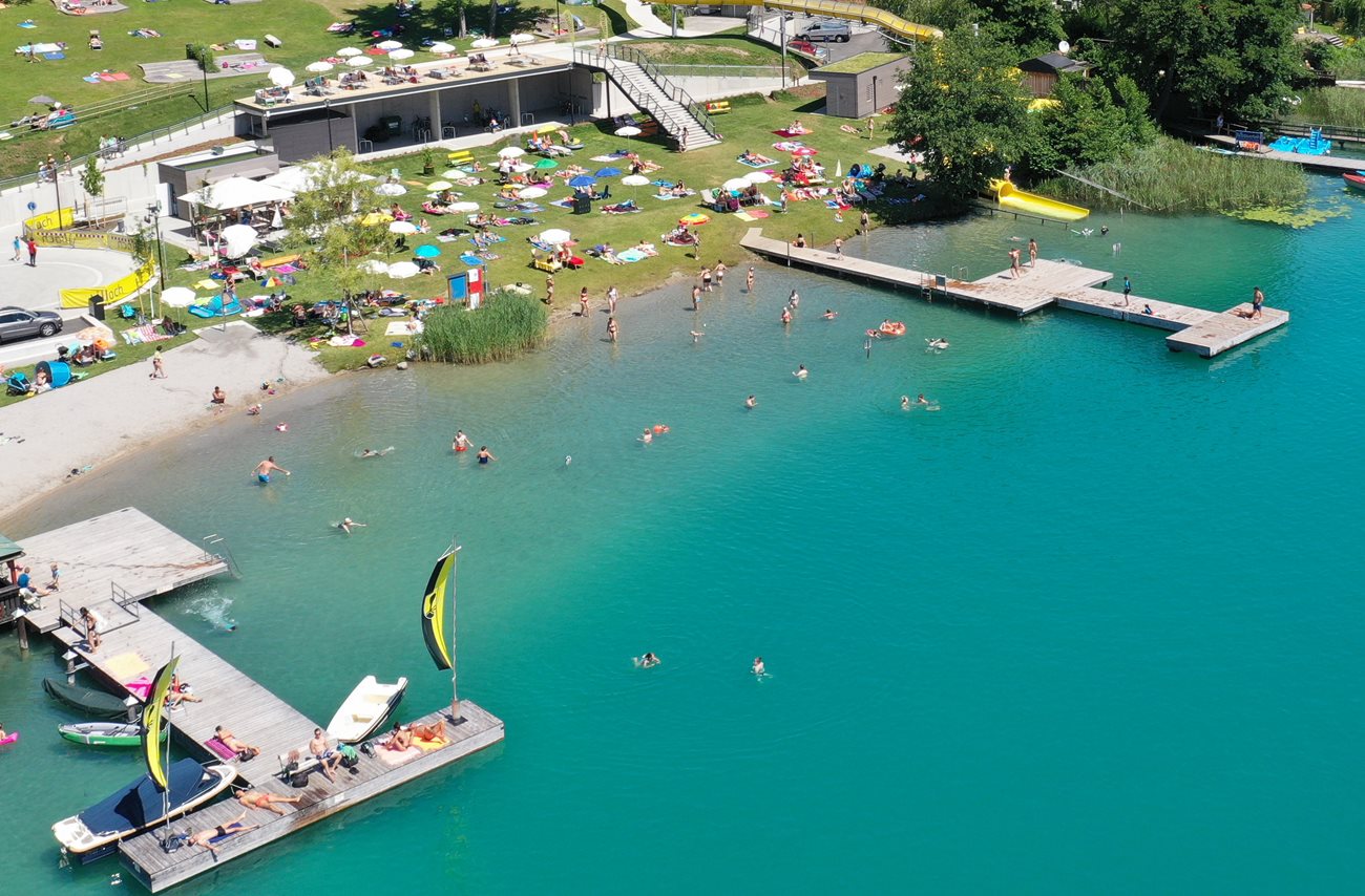 Panorama Beach in Drobollach