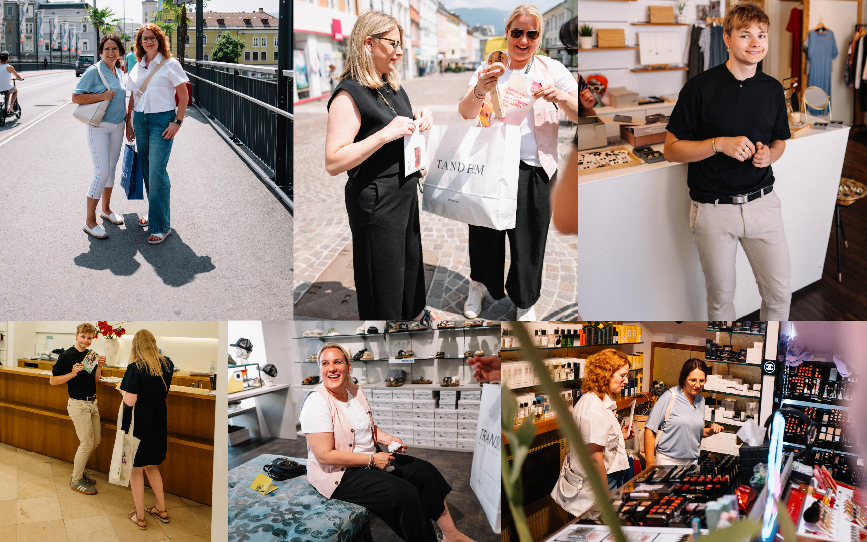 Dein Style, so frisch wie der neue Hauptplatz! Mit floralen Mustern über die Grüne Achse.