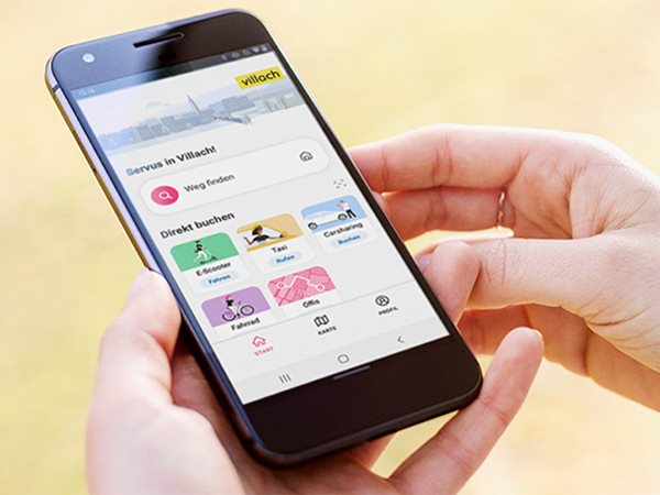 wegfinder-App vereinfacht Mobilität in Villach