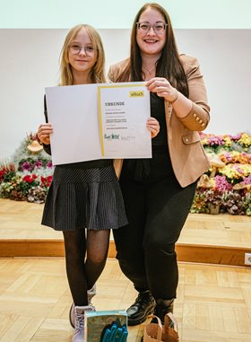 Nachwuchsgärtnerin Maxima Seven aus Villach