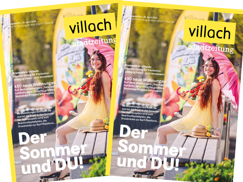 Cover der aktuellen Villacher Stadtzeitung